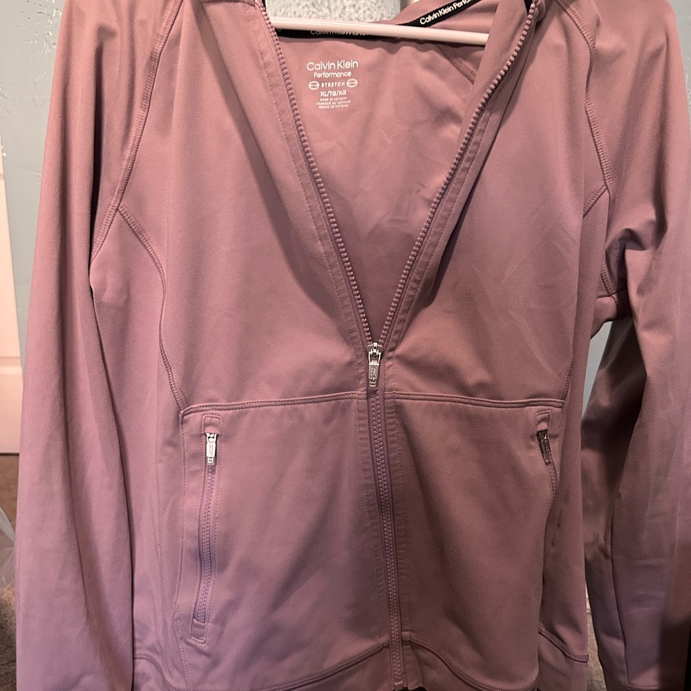 Calvin Klein Women's Dusty Pink Utility Jacket